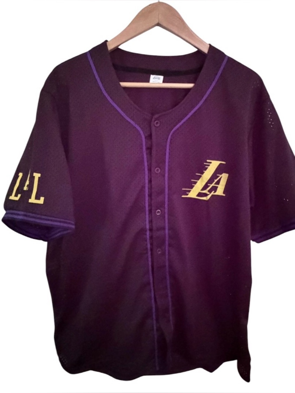 Los Angeles Lakers City Edition Baseball Jersey SGA 11/18/25 - XL‎ (NWOT)